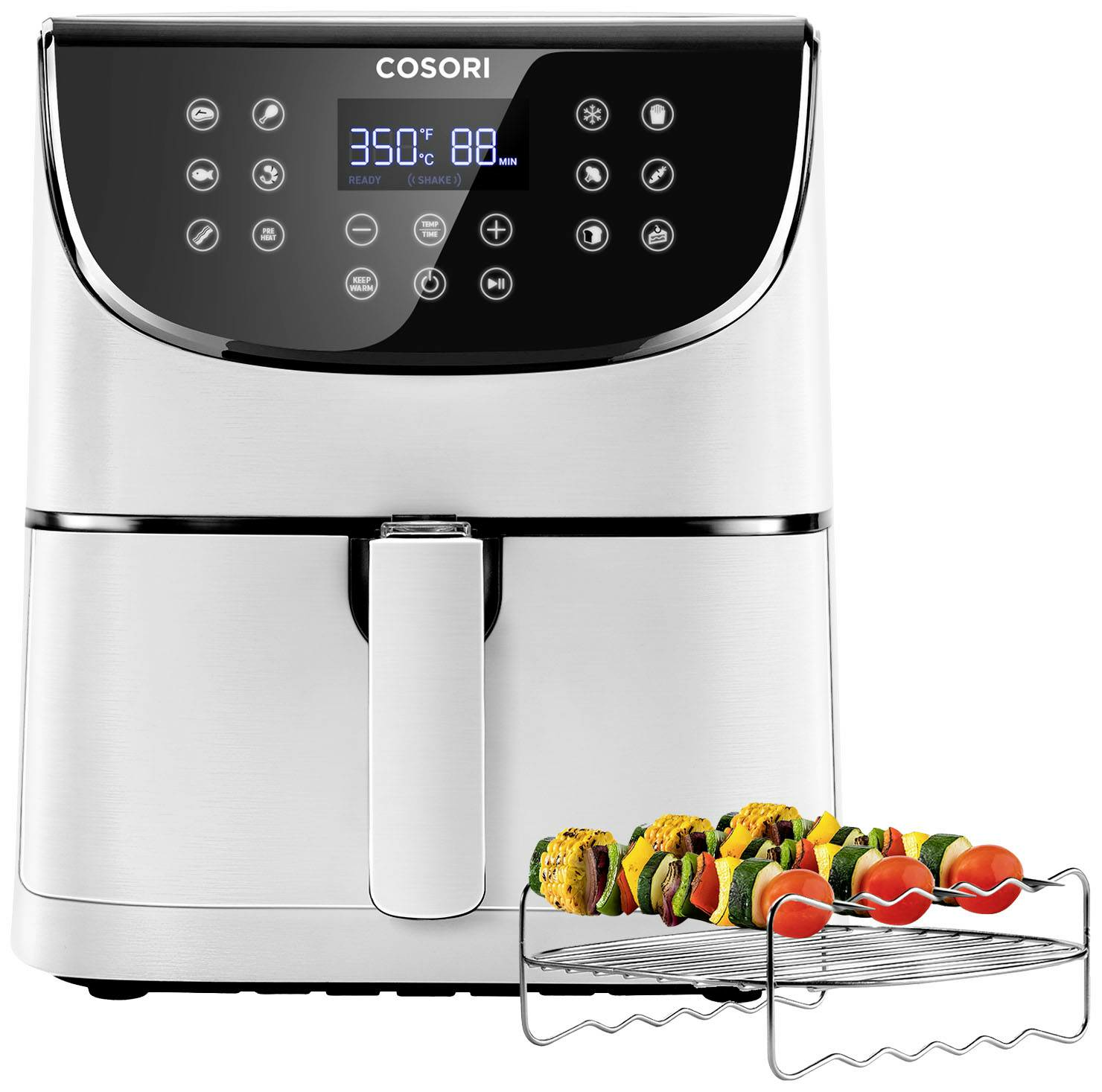 B-Ware Cosori Heißluft Fritteuse 1700 W Antihaftbeschichtung Bpa Frei Mit Display Timer - 810043370097