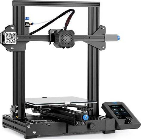 Creality Ender 3 V2 3 D Drucker Bausatz 3 D Drucker Printer Kit Heizbett Schwarz   B-Ware - 4064161175089