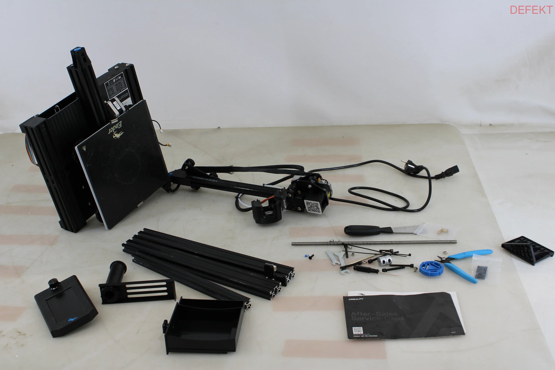 D-Ware Creality Ender 3 V2 3 D Drucker Bausatz 3 D Drucker Printer Kit Heizbett Defekt - 4064161175089
