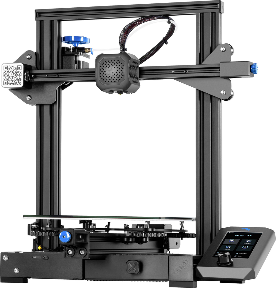 Creality Ender 3 V2 3 D Drucker Bausatz 3 D Drucker Printer Kit Heizbett Schwarz   B-Ware - 4064161175089