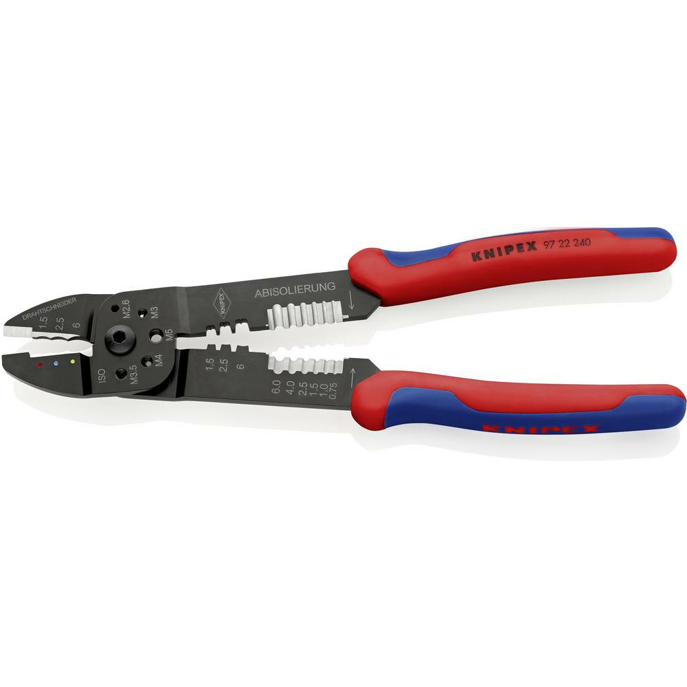 B-Ware Knipex Crimpzange Isolierte Kabelschuhe Steckverbinder 0.75 Bis 6 Mm² Zange