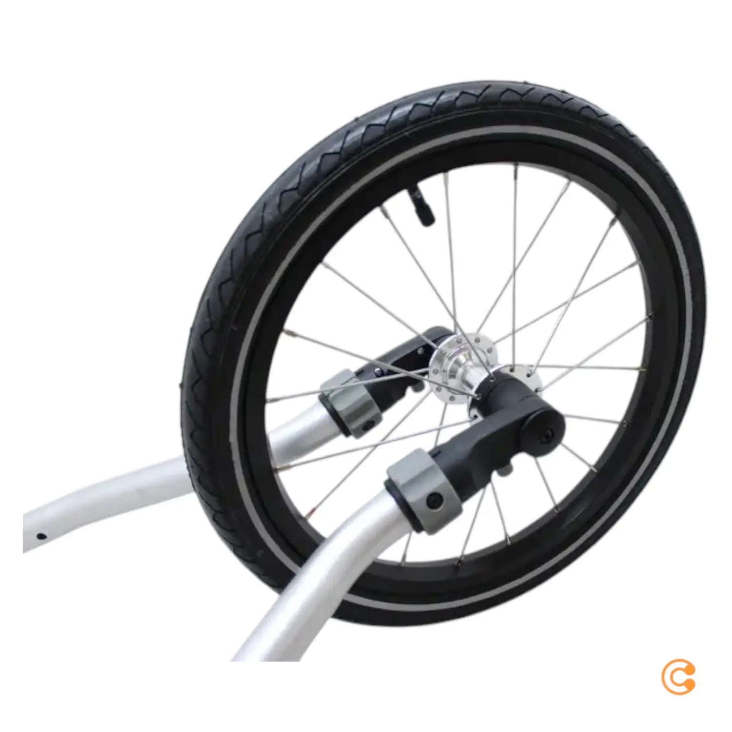B-Ware Croozer Jogger Set Für Zweisitzer Ab 2018 Für Fahrradanhänger Sportreifen Reifen - 4044494147717
