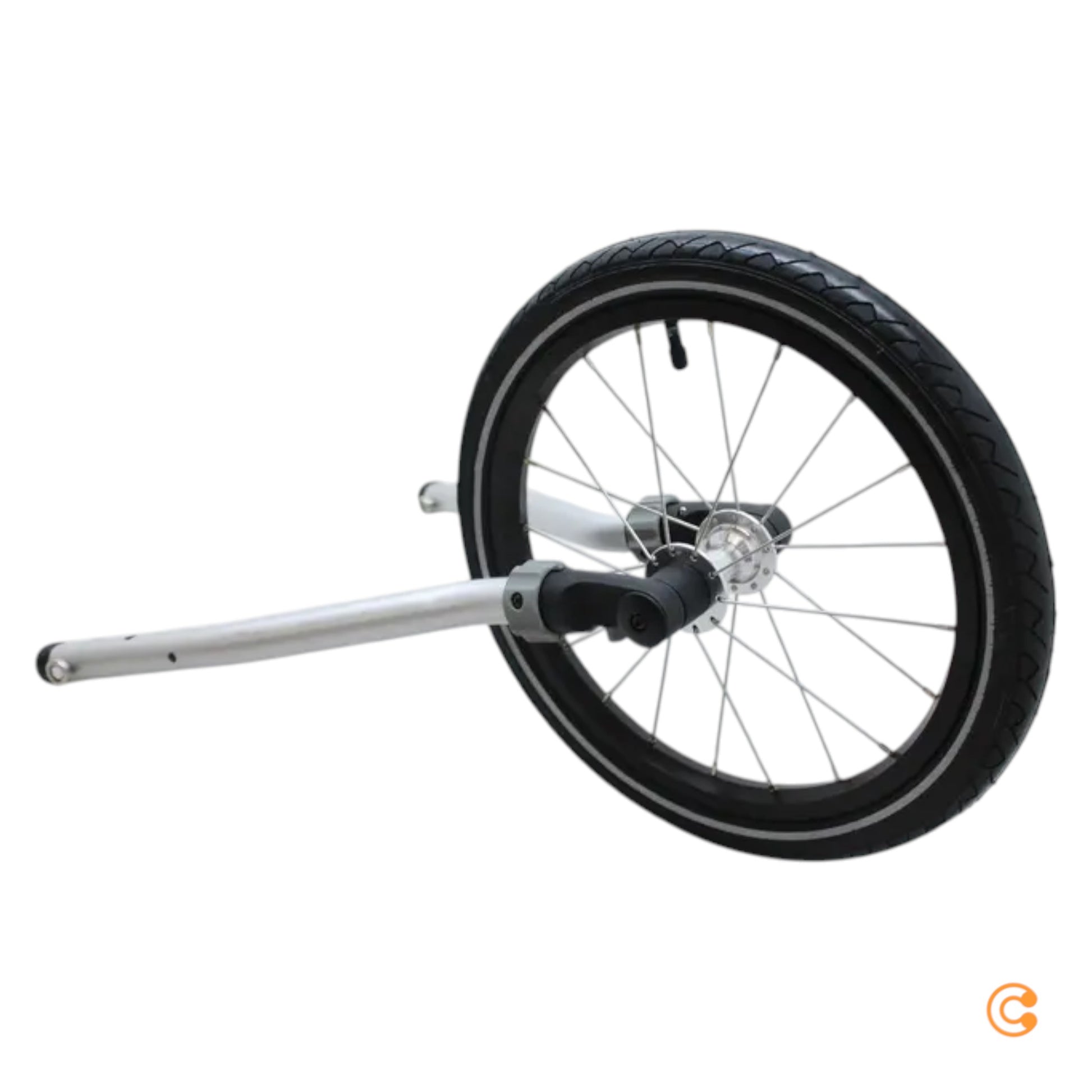 CROOZER Jogger-Set für Zweisitzer ab 2018 für Fahrradanhänger Sportreifen Reifen - 4044494147717