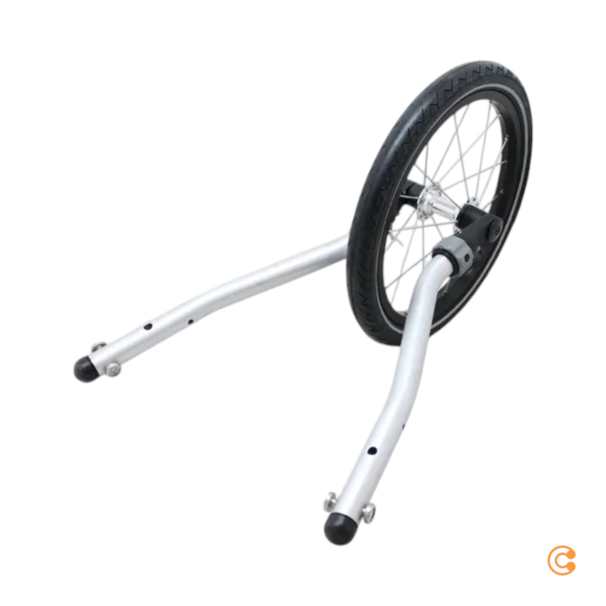 CROOZER Jogger-Set für Zweisitzer ab 2018 für Fahrradanhänger Sportreifen Reifen - 4044494147717