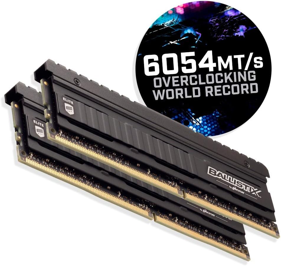 Crucial Ballistix Arbeitsspeicher RAM Desktop Speicher Kit 16 GB DDR4 DIMM CL18 - 0649528821232