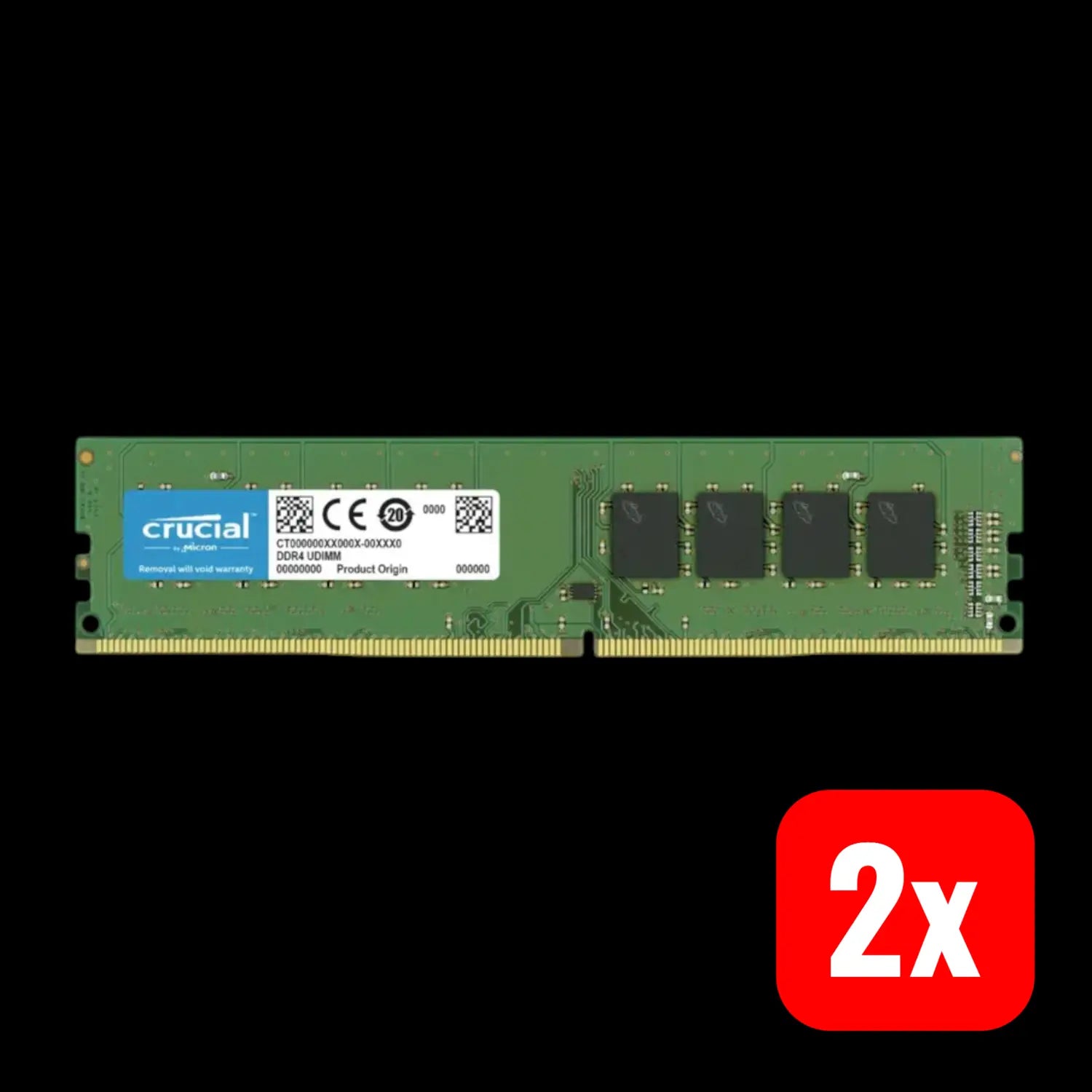 B-Ware Crucial Arbeitsspeicher Ram Modul Ddr4 Speicher Dimm 16 Gb Pc Computer 2 Stück - 649528903624