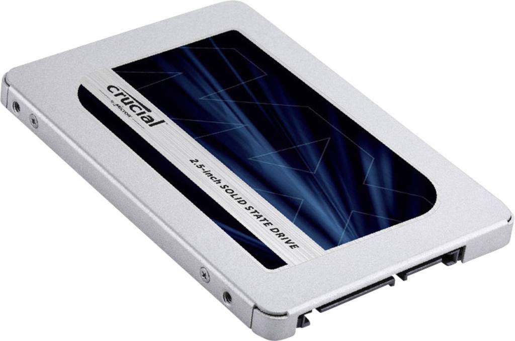 Crucial MX500 Interne SSD 6.35 cm 1 TB Retail CT1000MX500SSD1 SATA III - 0649528785060