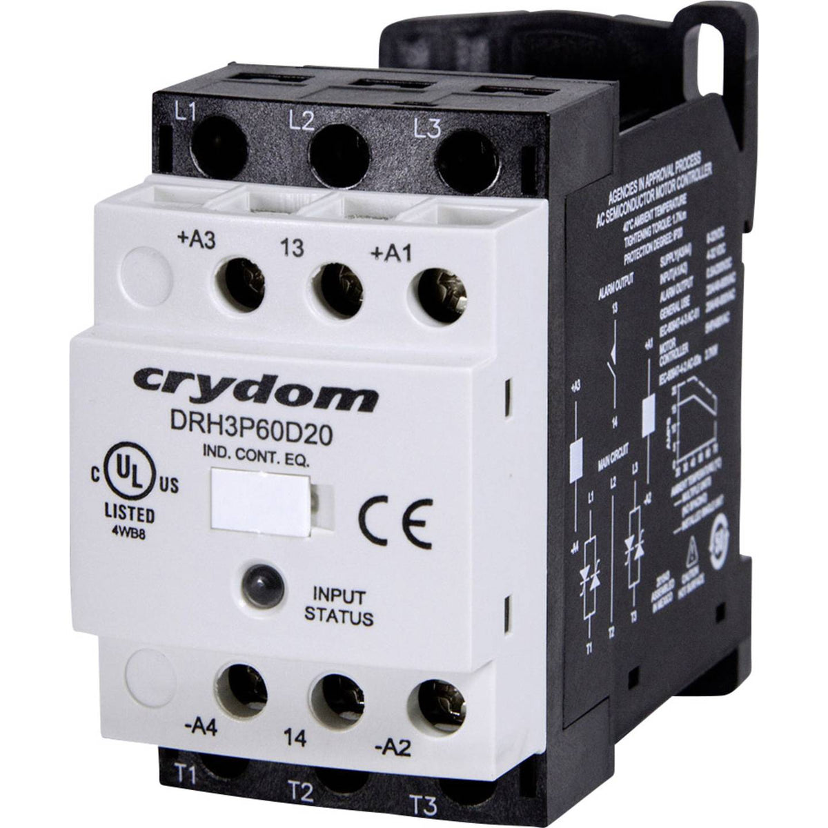 Crydom Halbleiterschütz Schütz Nullspannungsschaltend DRH3P60A20 20A - 2050004530940