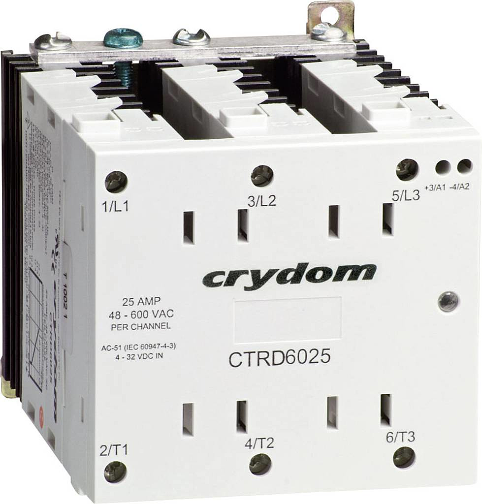 B-Ware Crydom Halbleiterrelais Ctrd6025 Last Strom Max.: 25 A Schaltspannung: 600 V/Ac - 2050001038166