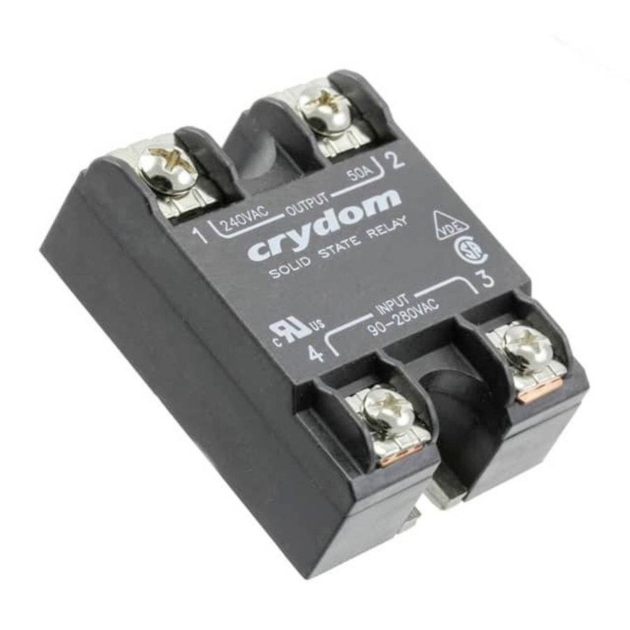 Crydom Halbleiterrelais Relais D2425 T Lastrelais 25 A 24 280 V Ac Modul Grau B-Ware - 2050007286691