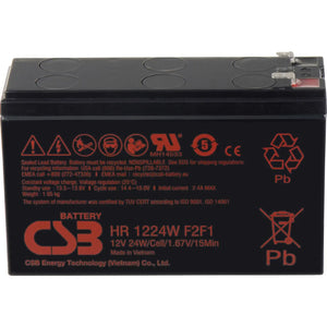 B-Ware Csb Bleiakku Batterie Hochstromakku Hr1224 W Notstromakku Usv Sicherheitssystem