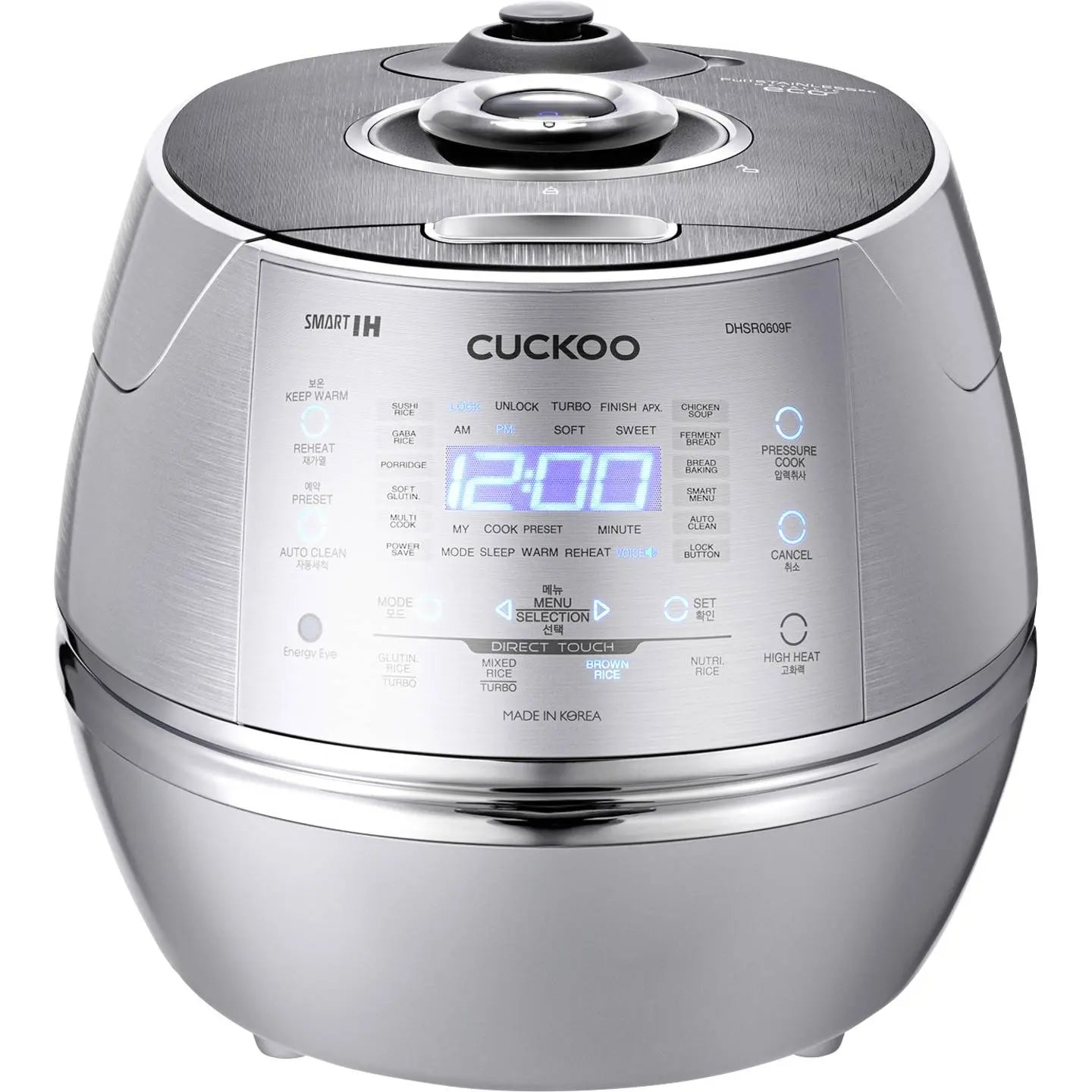D-Ware Cuckoo Reiskocher Dampfgarer Crp Dhsr0609 F Silber Display Induktion Defektware - 8809421193610