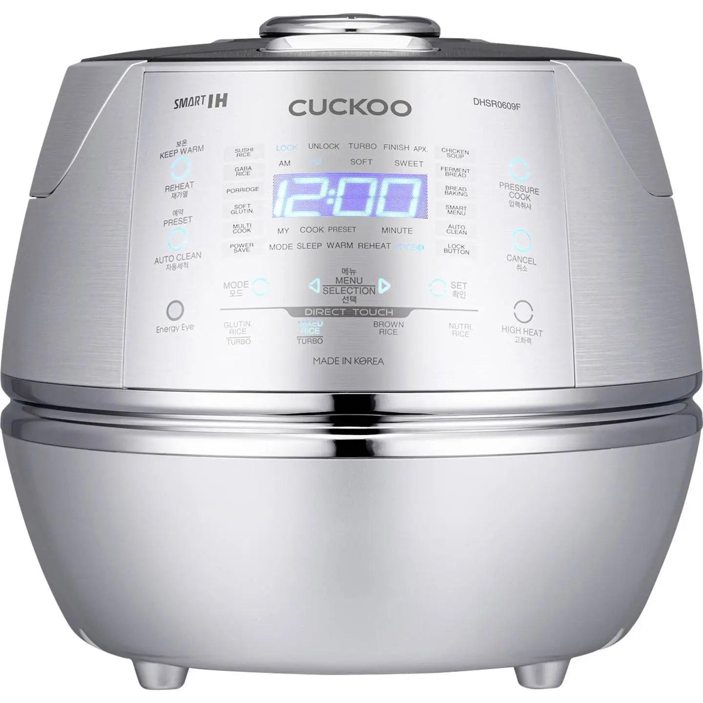 D-Ware Cuckoo Reiskocher Dampfgarer Crp Dhsr0609 F Silber Display Induktion Defektware - 8809421193610