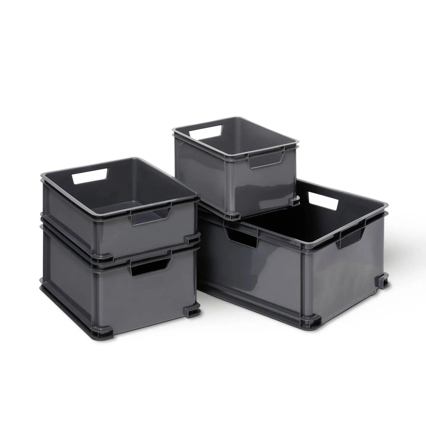 B-Ware Curver 156011 Aufbewahrungsbox Kiste Unibox Classic L Stapelbar 30 L Box 3 Stück - 3253921170018