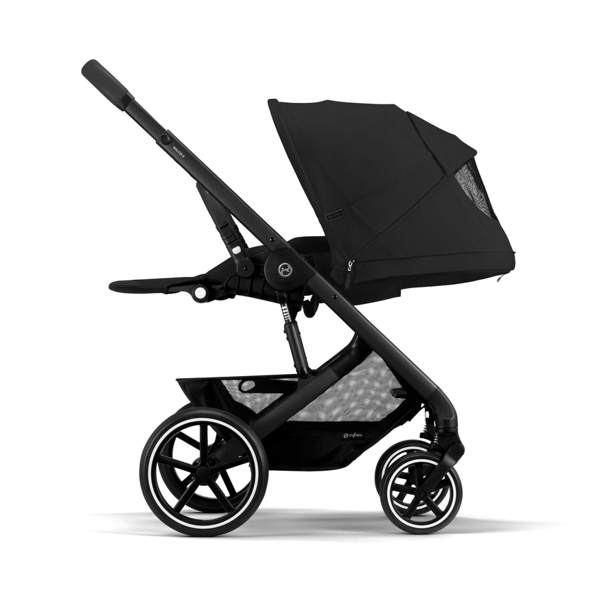 B-Ware Cybex Balios S Lux Kinderwagen Buggy Reisebuggy Babywagen Moon Black  - 4063846476107