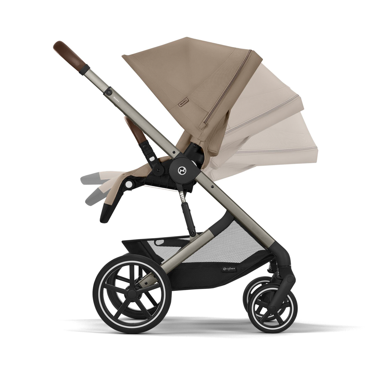 cybex Kinderwagen Buggy Balios S Lux TPE Almond Beige 25 Gold Line Reisesystem - 4063846476350