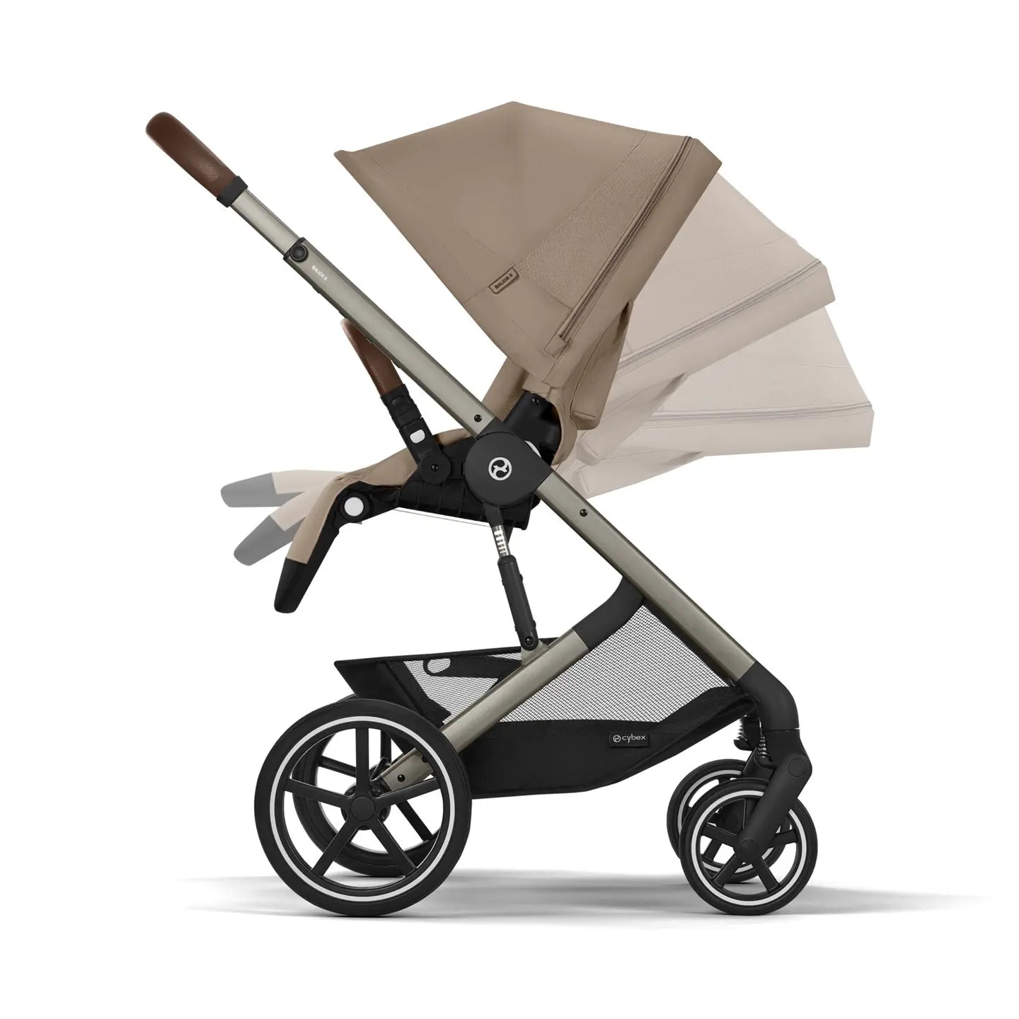 B-Ware Cybex Kinderwagen Buggy Balios S Lux Tpe Almond Beige 25 Gold Line Reisesystem