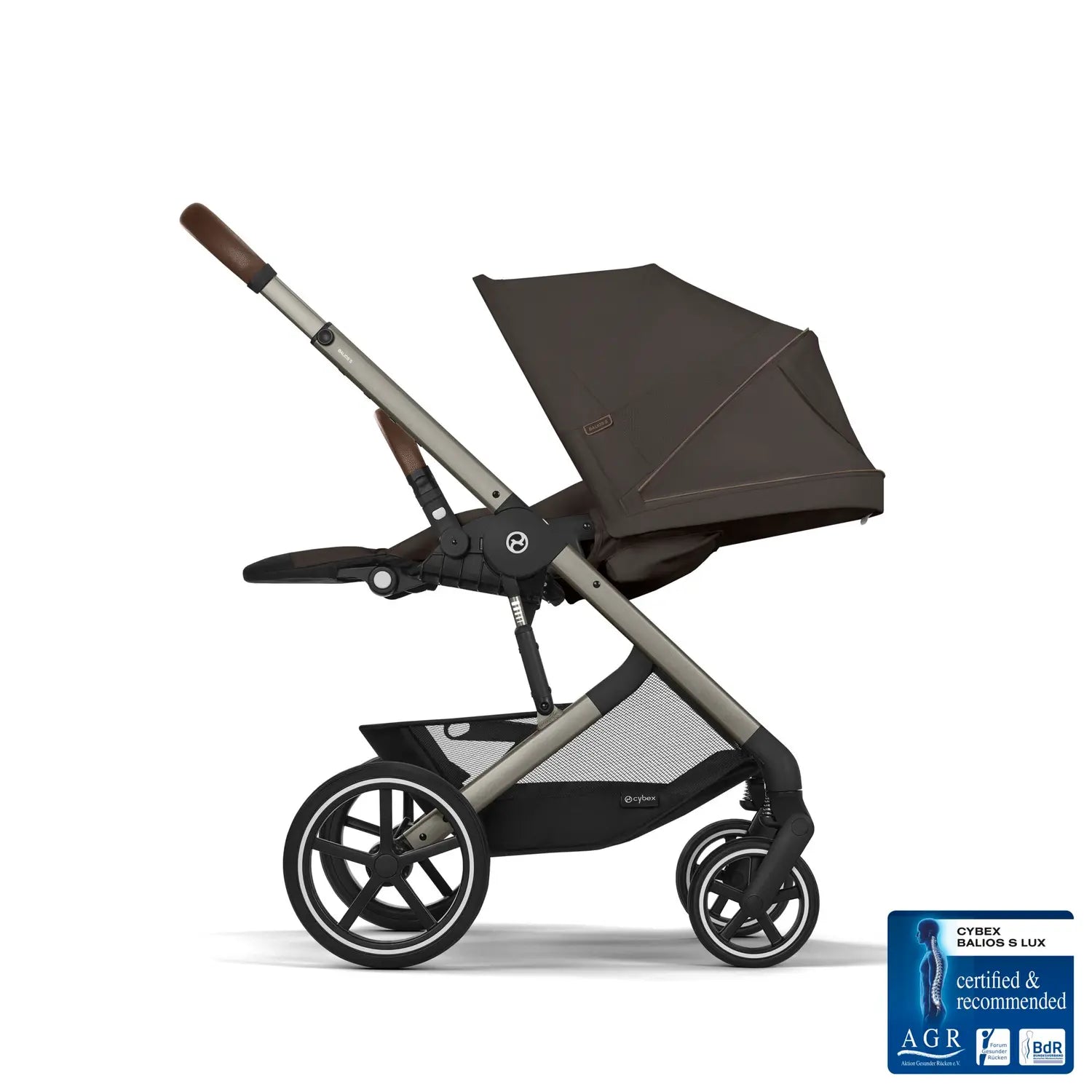 B-Ware Cybex Kinderwagen Buggy Balios S Lux Tpe Chocolate Brown Sitzeinheit Komfort - 4063846511259