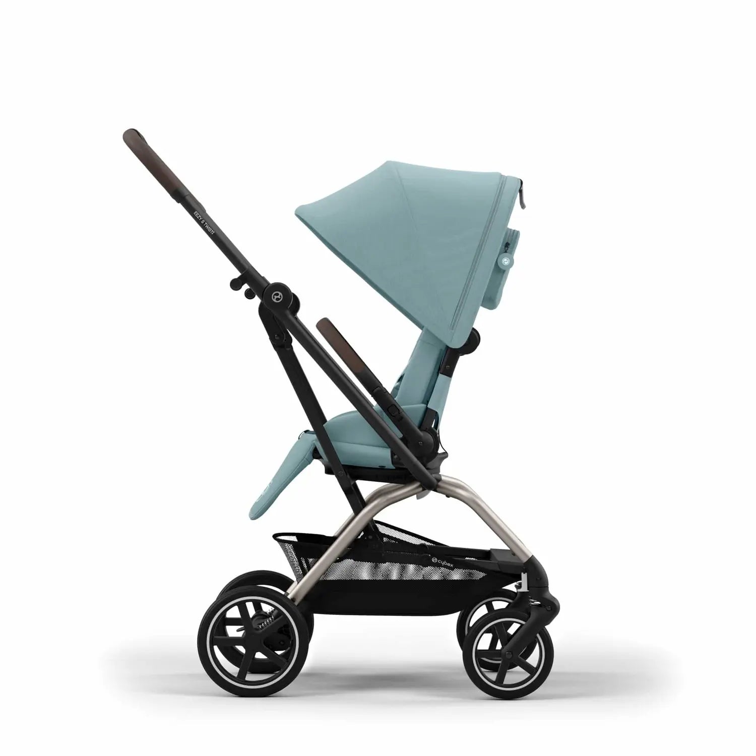 B-Ware Cybex Kinderwagen Buggy Eezy S Twist +2 Blau Taupe Drehfunktion Einkaufskorb - 4063846450404