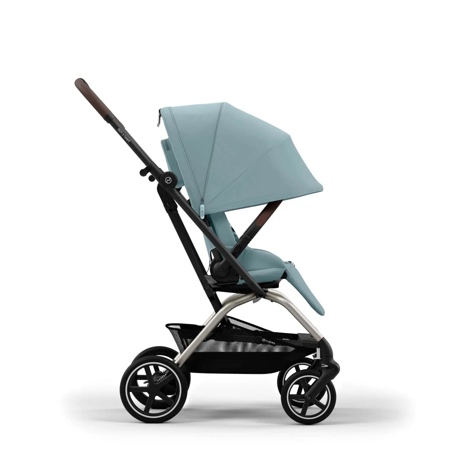 B-Ware Cybex Kinderwagen Buggy Eezy S Twist +2 Blau Taupe Drehfunktion Einkaufskorb - 4063846450404
