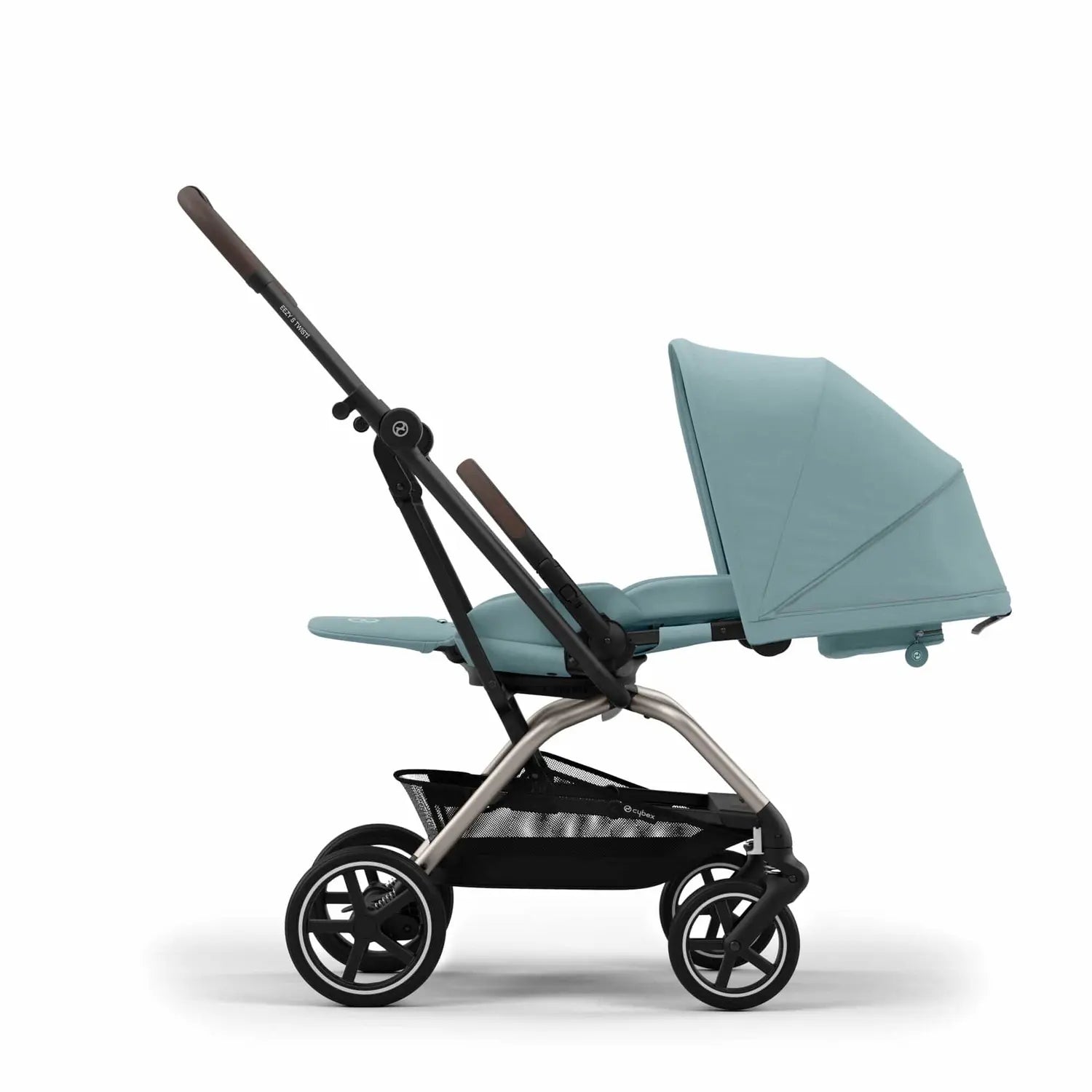 B-Ware Cybex Kinderwagen Buggy Eezy S Twist +2 Blau Taupe Drehfunktion Einkaufskorb - 4063846450404