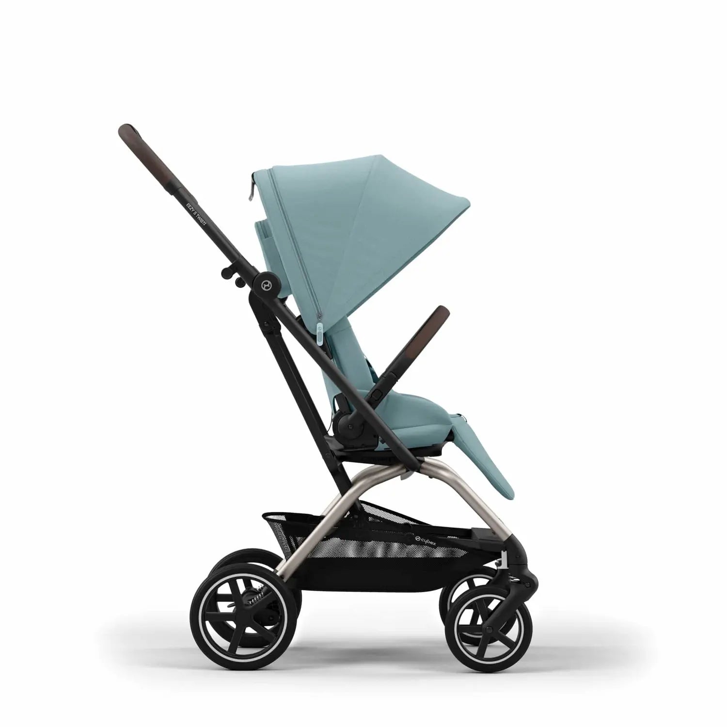 B-Ware Cybex Kinderwagen Buggy Eezy S Twist +2 Blau Taupe Drehfunktion Einkaufskorb - 4063846450404