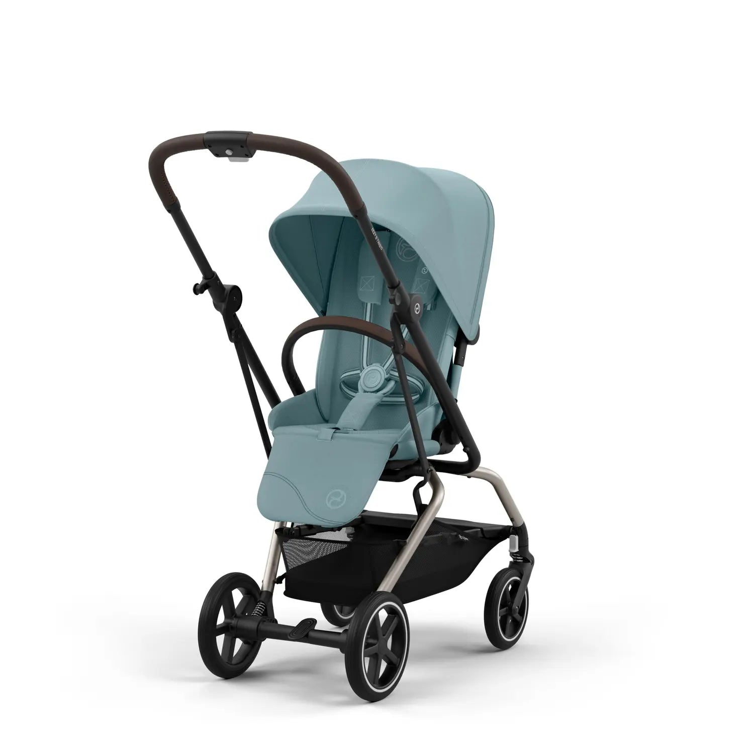 B-Ware Cybex Kinderwagen Buggy Eezy S Twist +2 Blau Taupe Drehfunktion Einkaufskorb - 4063846450404