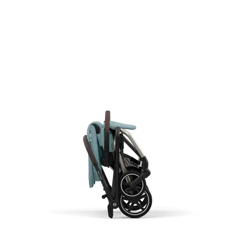 B-Ware Cybex Kinderwagen Buggy Eezy S Twist +2 Blau Taupe Drehfunktion Einkaufskorb - 4063846450404