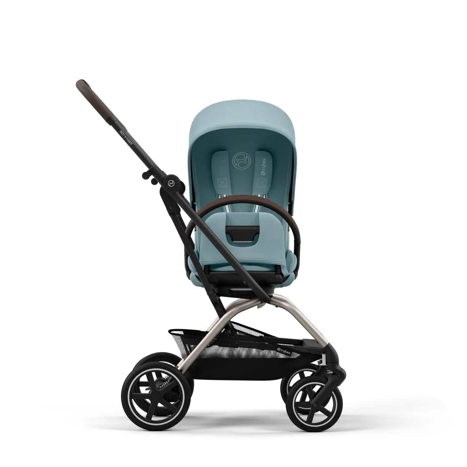 B-Ware Cybex Kinderwagen Buggy Eezy S Twist +2 Blau Taupe Drehfunktion Einkaufskorb - 4063846450404