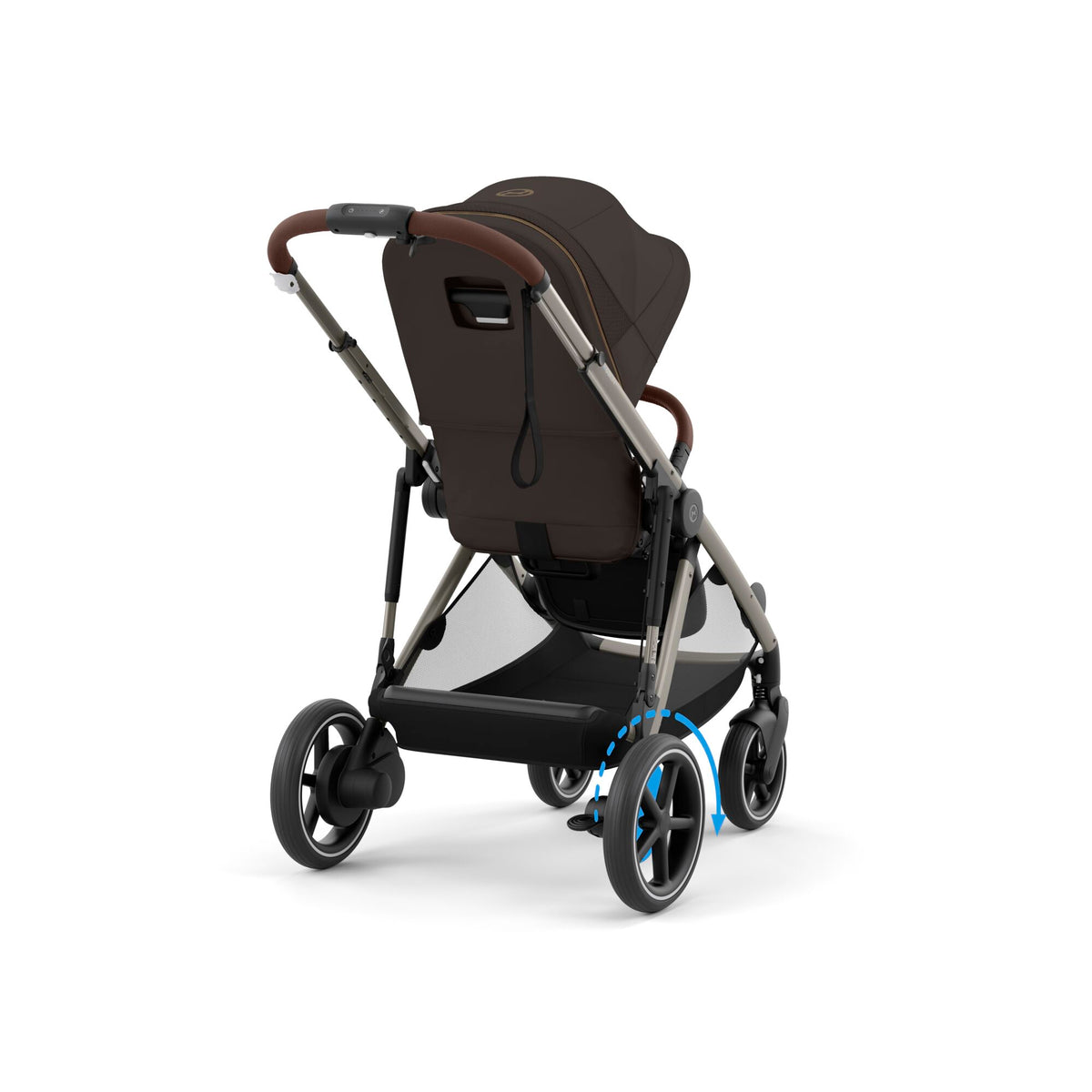 Cybex Gazelle Kinderwagen Buggy E Antrieb Gestell Chocolate Braun Sitzpaket - 4063846511648