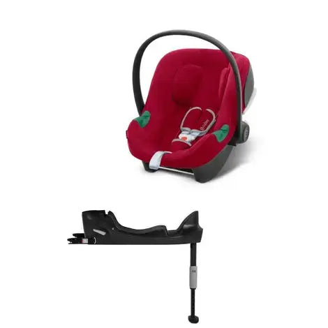 B-Ware Cybex Babyschale Autositz Kindersitz Aton B2 I Size Dynamic Red Base One - 4063846220304