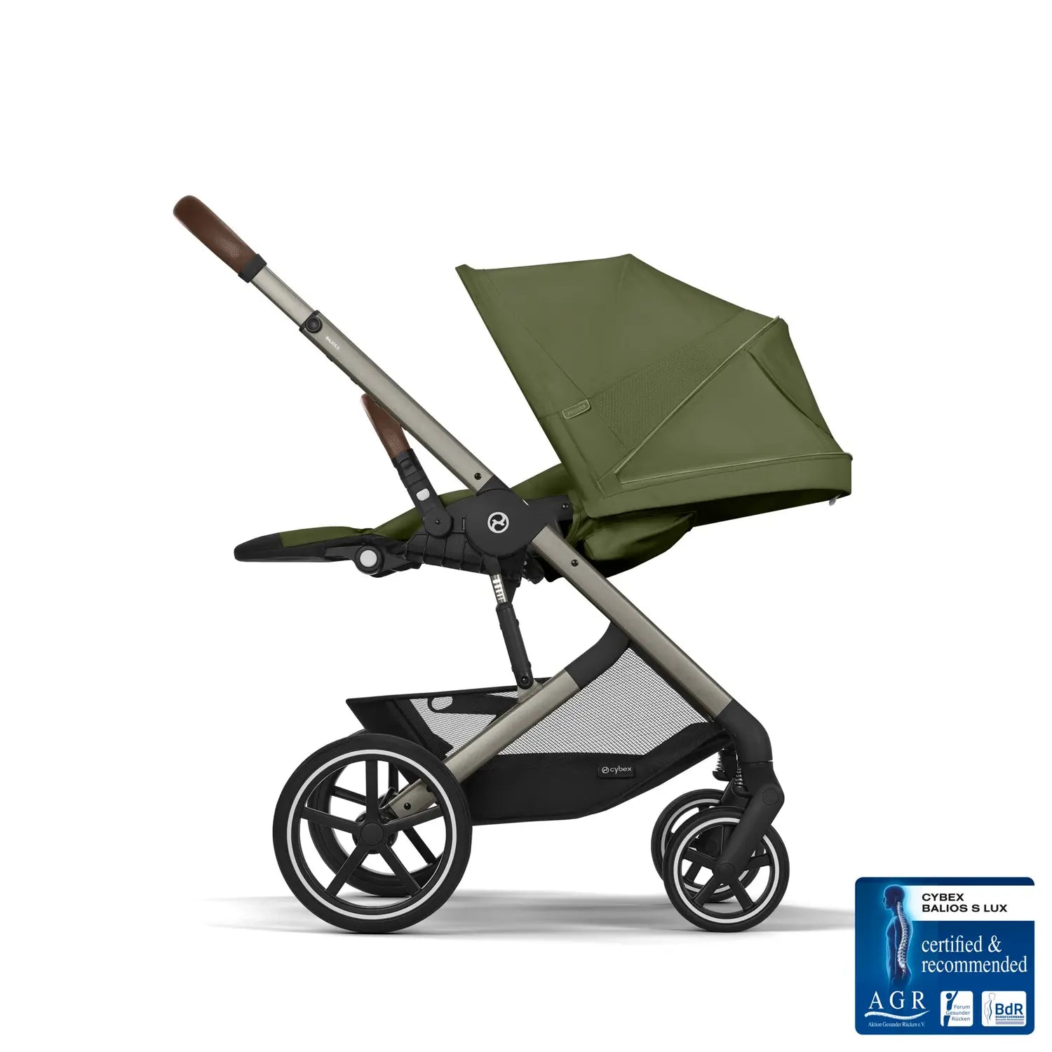 B-Ware Cybex Kinderwagen Buggy Balios S Lux Aufsatz Moss Green Sitz Komfort 25 26 - 4063846511204