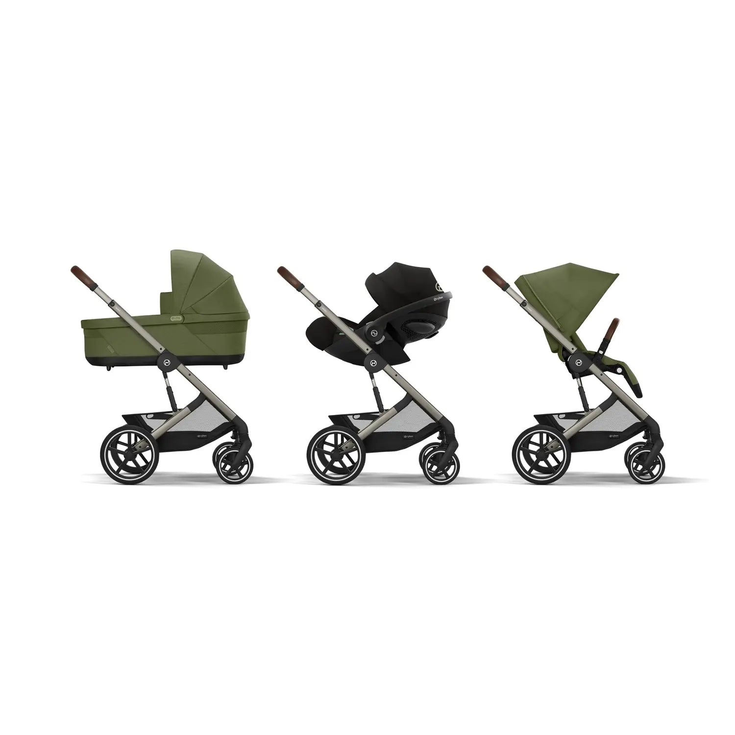 B-Ware Cybex Kinderwagen Buggy Balios S Lux Aufsatz Moss Green Sitz Komfort 25 26 - 4063846511204