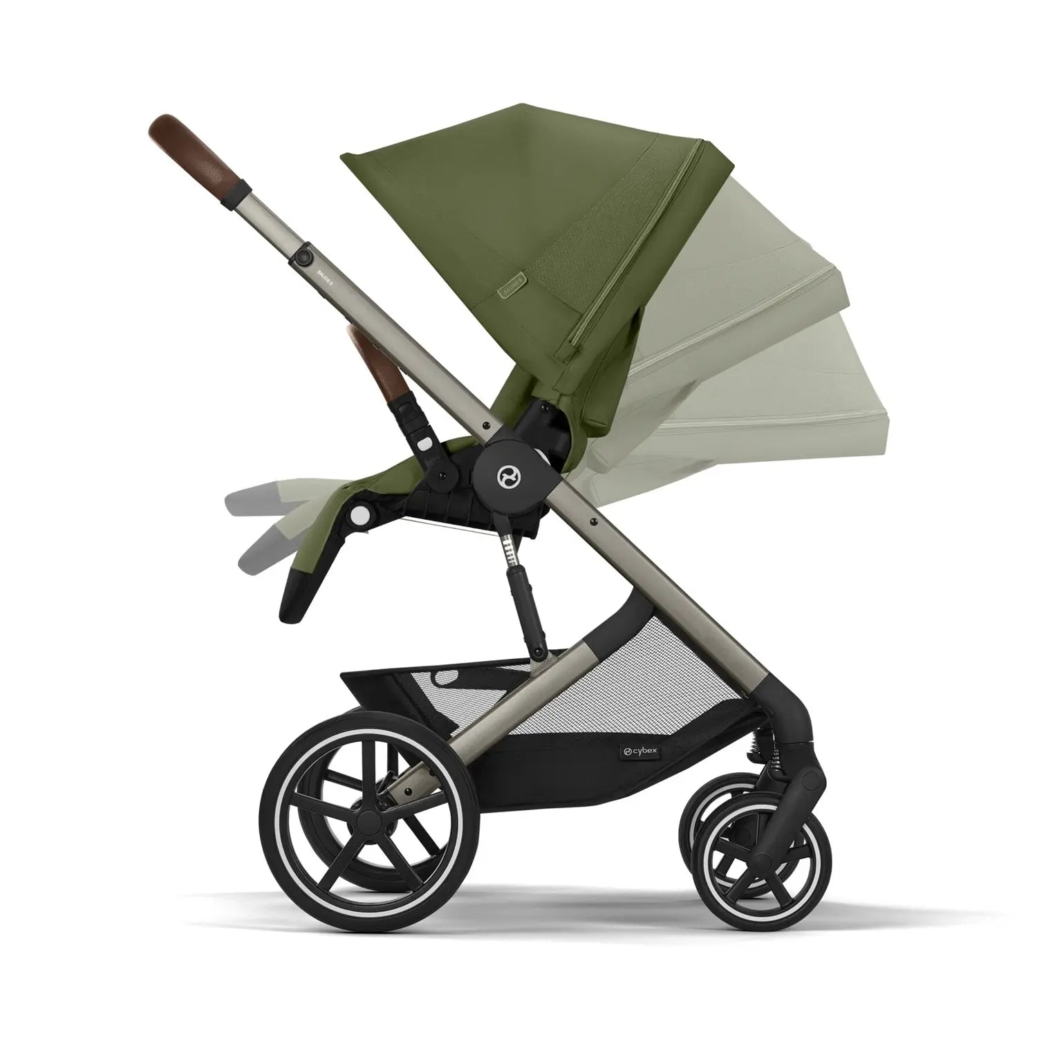 B-Ware Cybex Kinderwagen Buggy Balios S Lux Aufsatz Moss Green Sitz Komfort 25 26 - 4063846511204