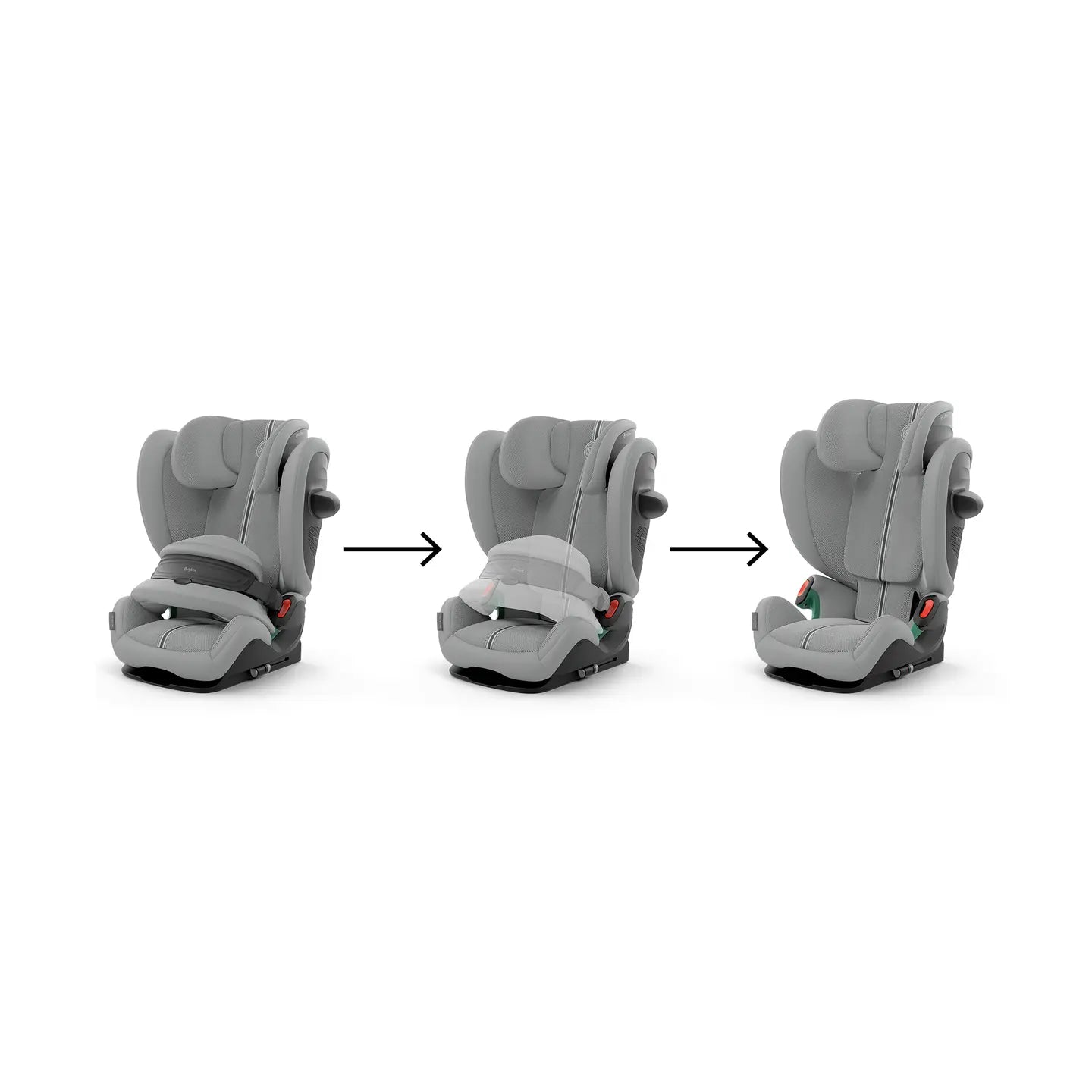 B-Ware Cybex Pallas G2 I Size Plus Kindersitz Autositz Stone Grey Gold Line Mid Grey - 4063846466863