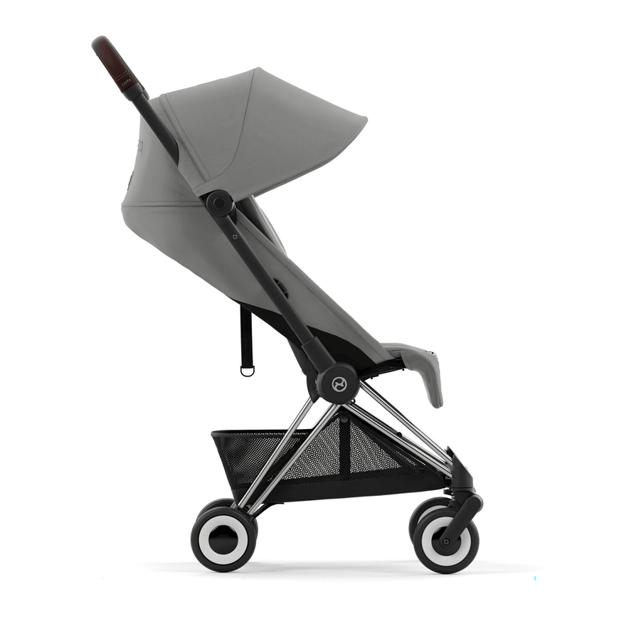 B-Ware Cybex Platinum Buggy Reisebuggy Kinderwagen Mirage Grey Chrome Rahmen