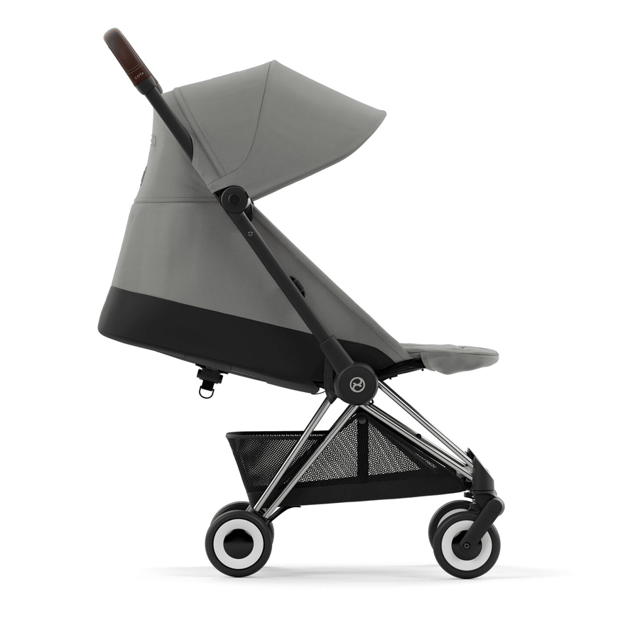 B-Ware Cybex Platinum Buggy Reisebuggy Kinderwagen Mirage Grey Chrome Rahmen