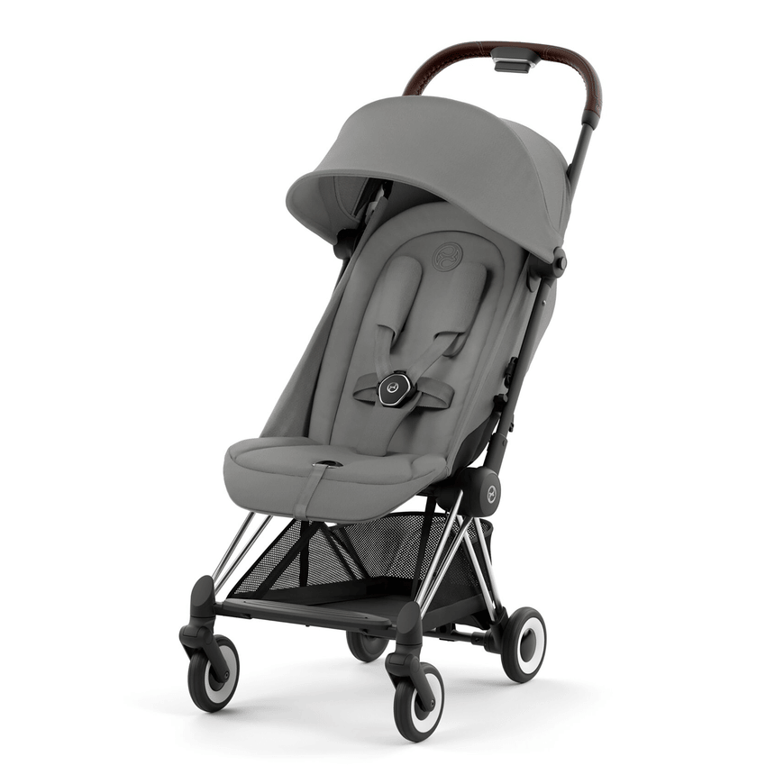 B-Ware Cybex Platinum Buggy Reisebuggy Kinderwagen Mirage Grey Chrome Rahmen