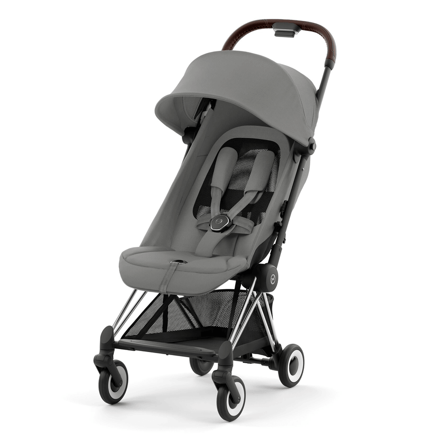 B-Ware Cybex Platinum Buggy Reisebuggy Kinderwagen Mirage Grey Chrome Rahmen