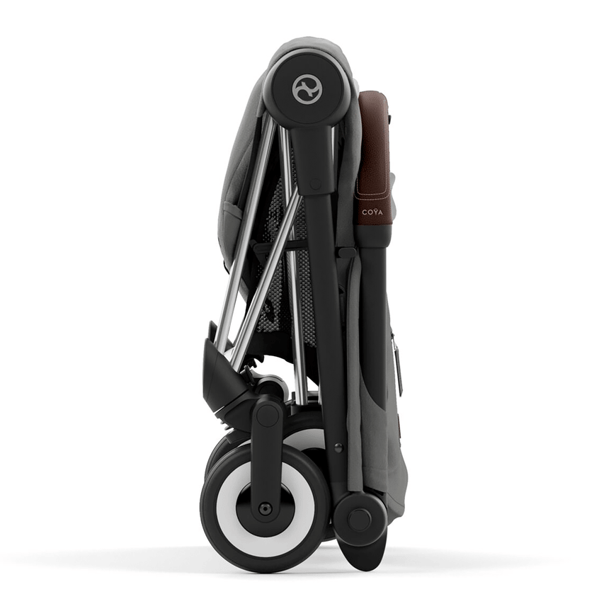 B-Ware Cybex Platinum Buggy Reisebuggy Kinderwagen Mirage Grey Chrome Rahmen