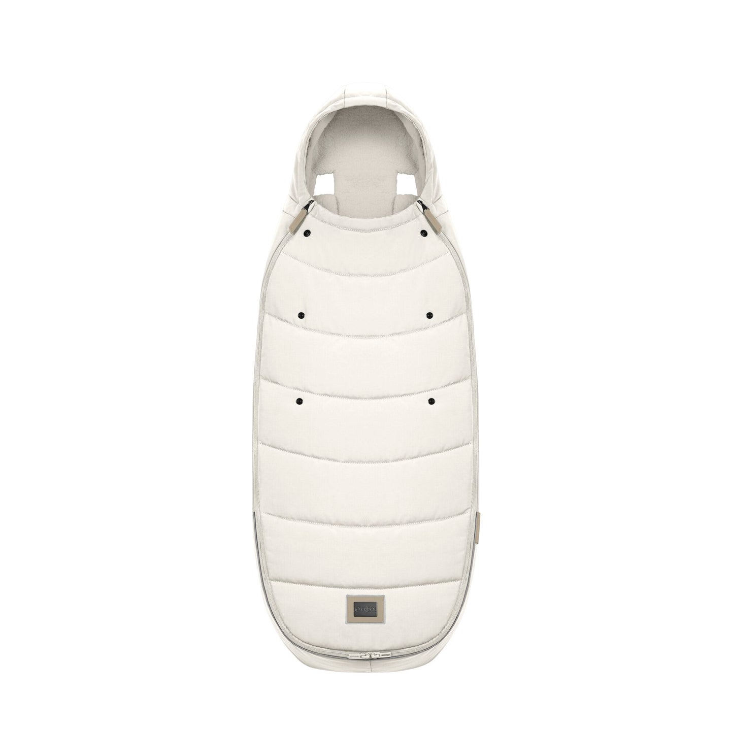 cybex PLATINUM Fußsack Schlafsack Kinderwagen Off White Teddyfleece Universal - 4063846413171