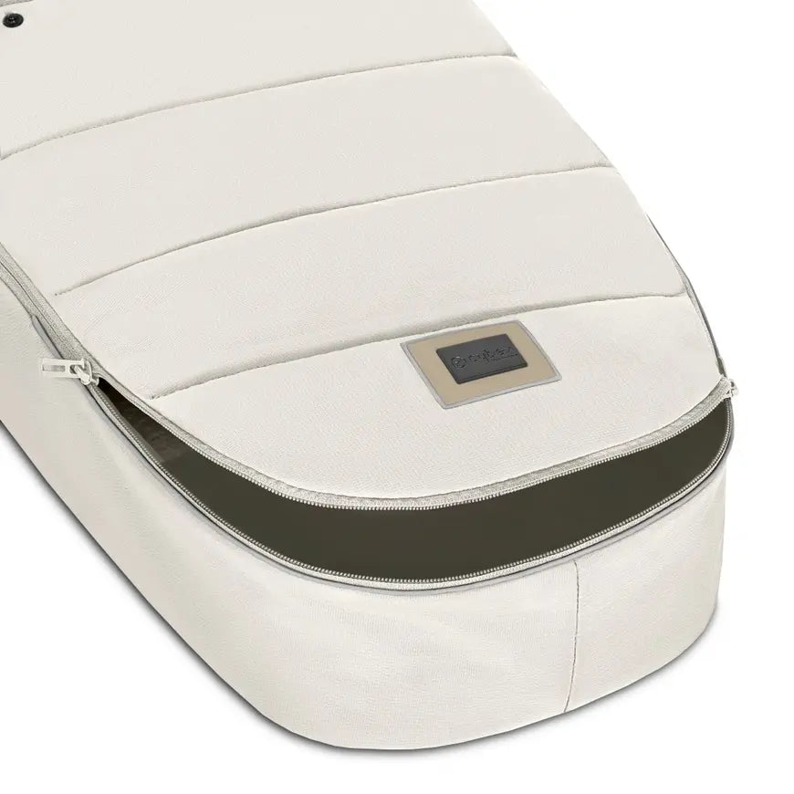 B-Ware Cybex Platinum Fußsack Schlafsack Kinderwagen Off White Teddyfleece Universal - 4063846413171