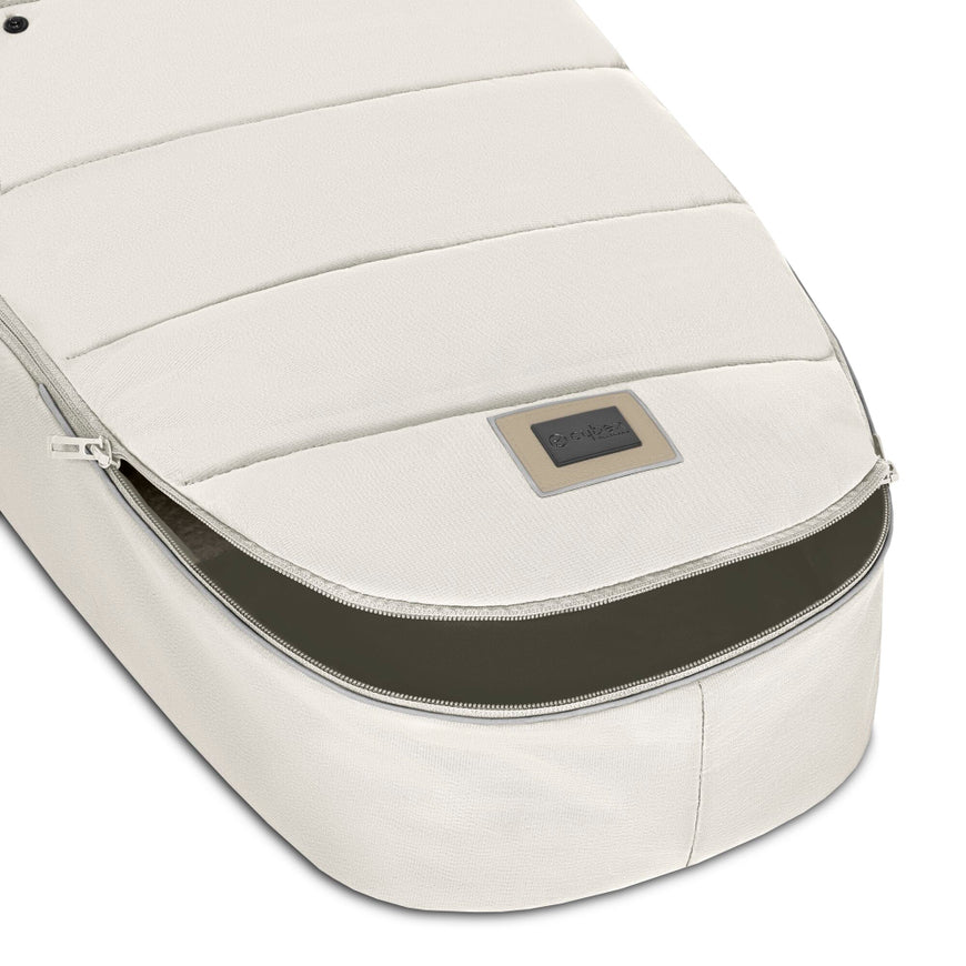 cybex PLATINUM Fußsack Schlafsack Kinderwagen Off White Teddyfleece Universal - 4063846413171
