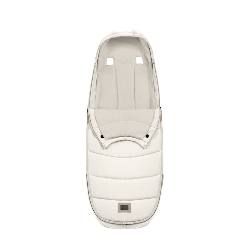 cybex PLATINUM Fußsack Schlafsack Kinderwagen Off White Teddyfleece Universal - 4063846413171