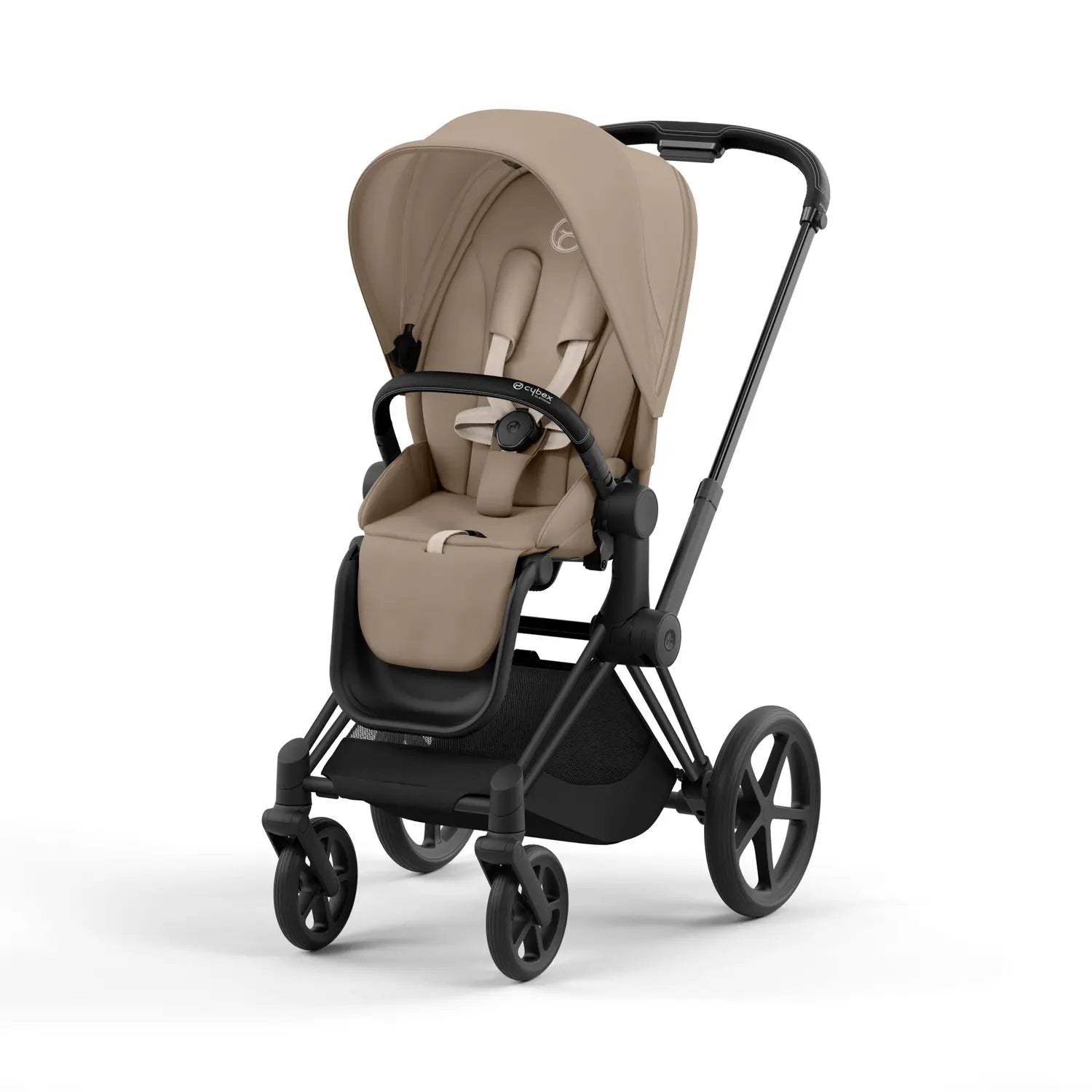 B-Ware Cybex Platinum Sitzpaket Aufsatz Priam Bezug Cozy Beige Florales Muster - 4063846452514