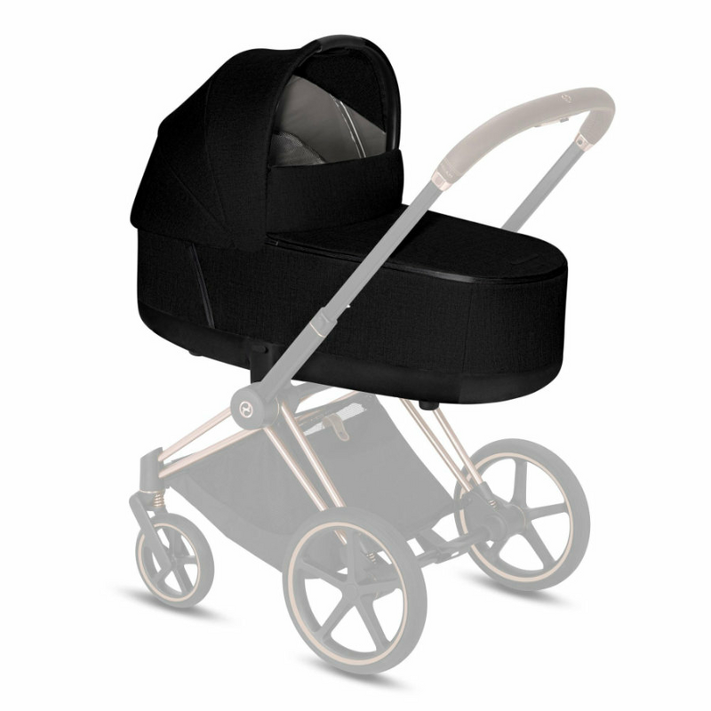 B-Ware Cybex Platinum Priam Wanne Babywanne Kinderwagenaufsatz Lux Plus Stardust Black