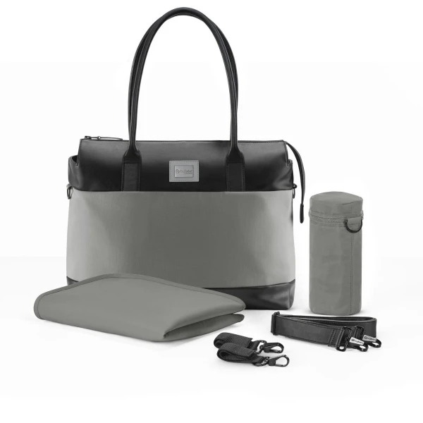 Cybex Platinum Tote Bag Wickelauflage, Flaschenhalter Wickeltasche Tasche Grau B-Ware - 521002956