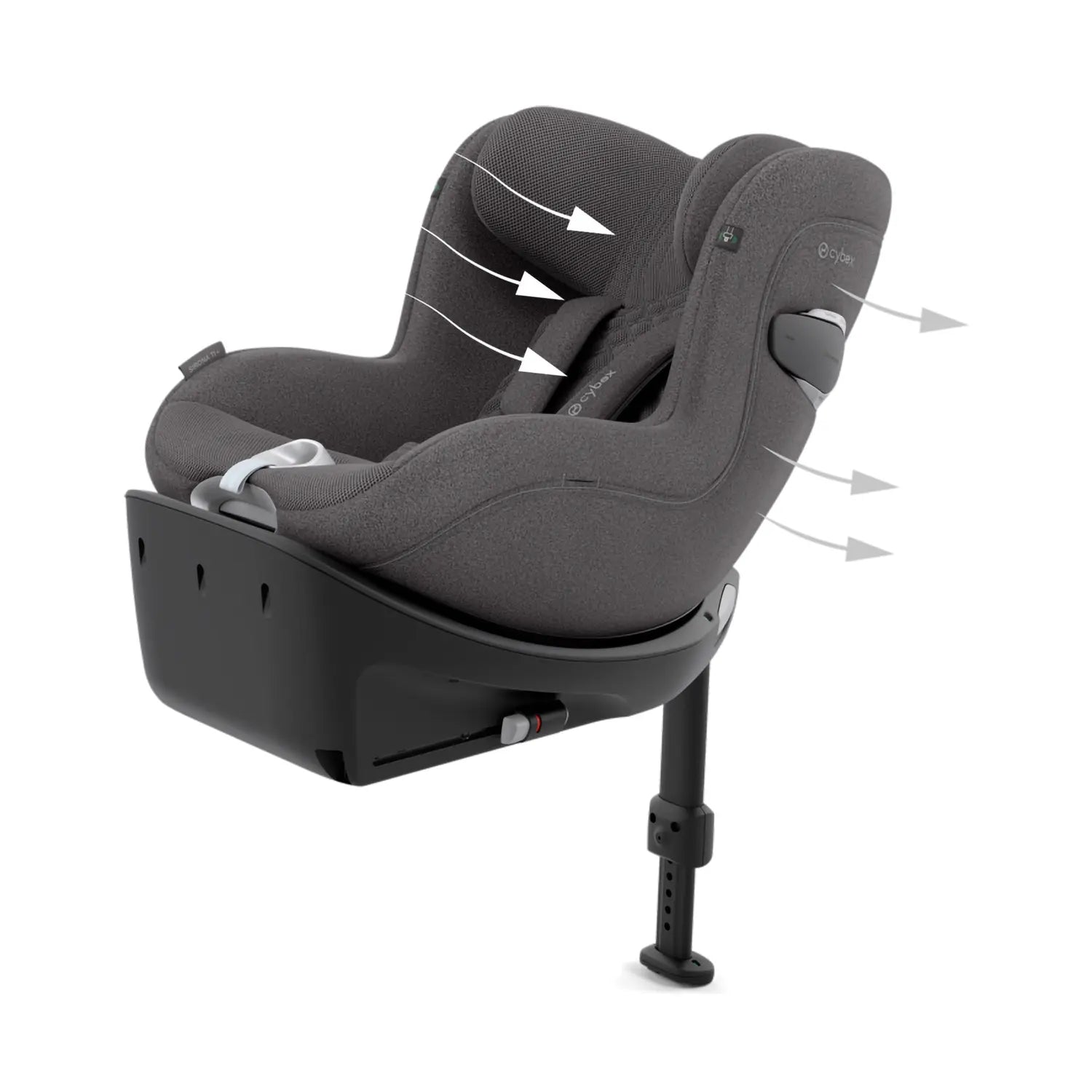 B-Ware Cybex Platinum Kindersitz Autositz Sirona Ti I Size Mirage Grey Drehfunktion - 4063846541409