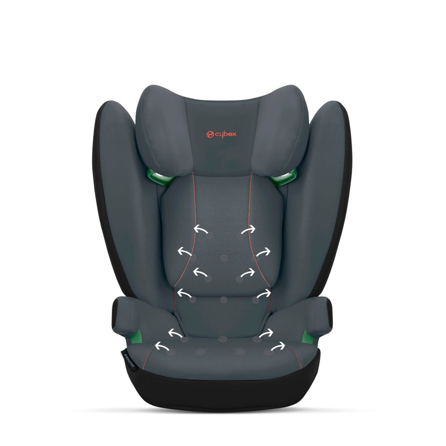 B-Ware Cybex Solution B I Fix Steel Grey Kindersitz Kinderautositz Autokindersitz Sitz