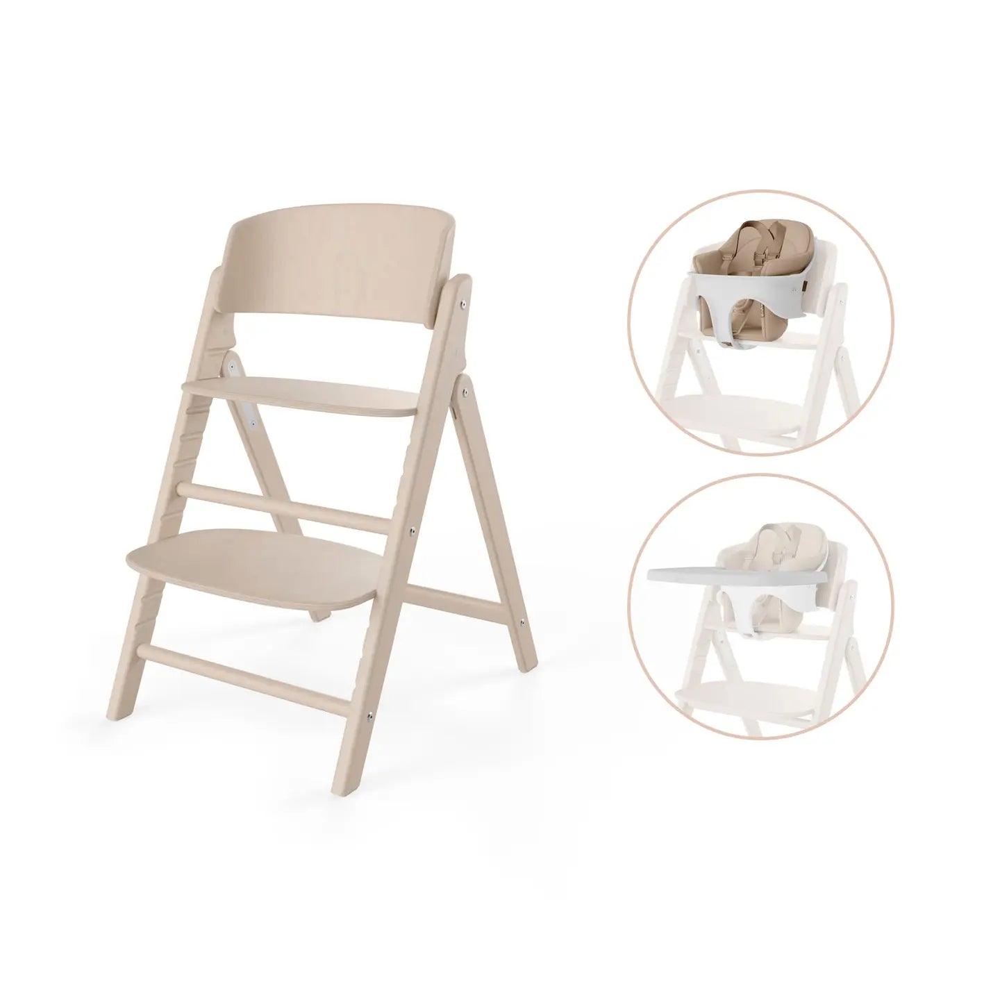 B-Ware Cybex Treppenhochstuhl Sitzgelegenheit Hochstuhl All Natural Beige Klappfunktion - 2000586921209